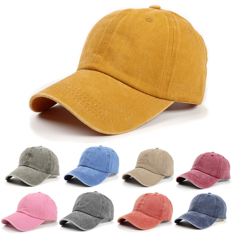 Femmes Style Simple Couleur Unie Avant-toit Incurvé Casquette De Baseball display picture 1