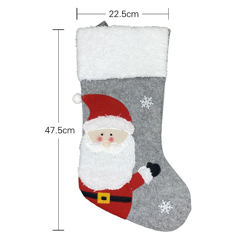 サンタクロース靴下クリスマス装飾用品ギフトバッグ装飾品ギフトバッグ靴下祝日クリスマス靴下|undefined