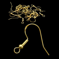 925印銅耳鈎 鍍銀耳鈎 DIY耳飾材料 耳環製作 手工飾品 耳墜配件