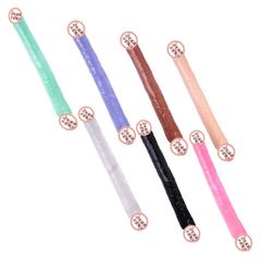 C19 WoW: Newly Released Color Options—Unisex Dual-Headed Simulation Dildo for Anal Stimulation and Solo Play