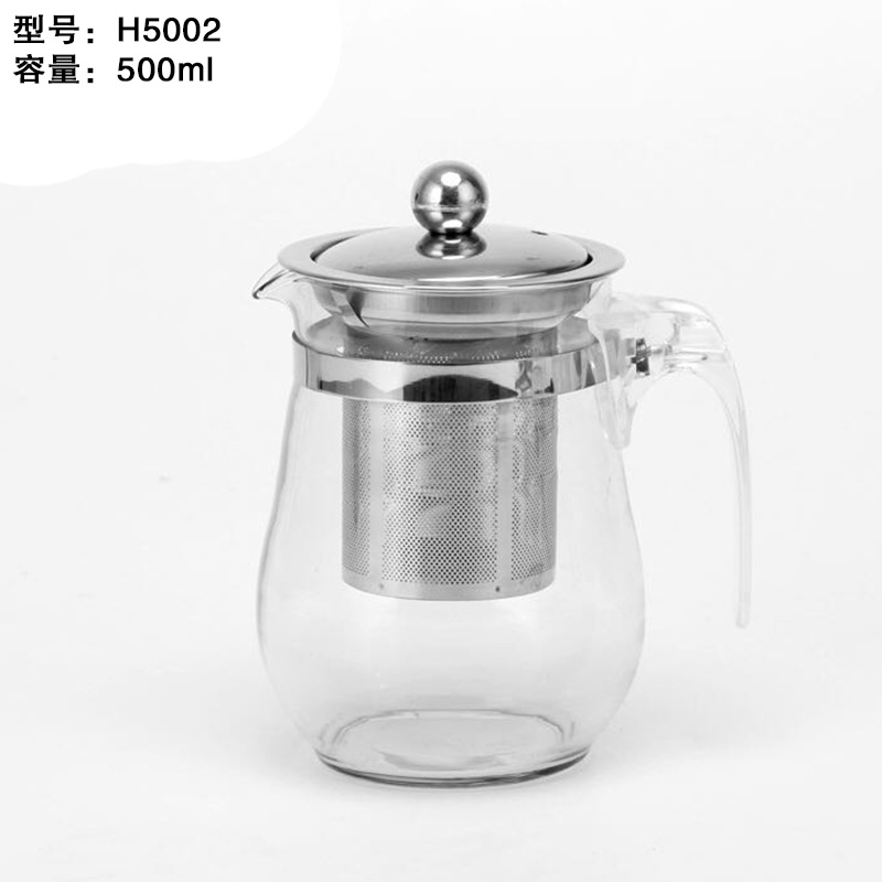 Multi-use Teapot Filter Tea Gift Cup Glass Teapot Brewing Teacup Elegant Cup Teapot
