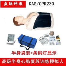高级半身电脑心肺复苏模拟医用训练假人医用急救人CPR230半身模型
