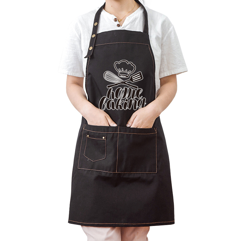 Moda simple cocina delantal de limpieza al aire libre desgaste lindo Restaurante Camarero ropa de trabajo pintura mujer arte estudiante delantal