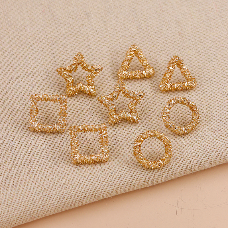 1 Pair Sweet Star Plating Alloy Ear Studs display picture 1
