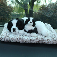 Automotive Interior Decorative Accessories, Simulated Cat Car Ornament, Car Decoration Items, Bamboo Charcoal Dog Ornament, Wholesale Car Interior Decorations