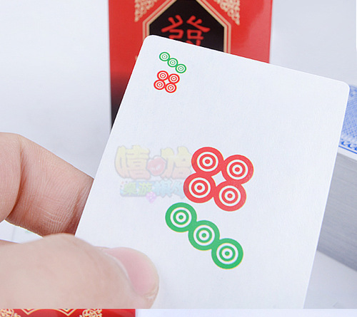 Mahjong playing cards poker paper mahjong playing cards travel mahjong silent soft mahjong free 2 dice