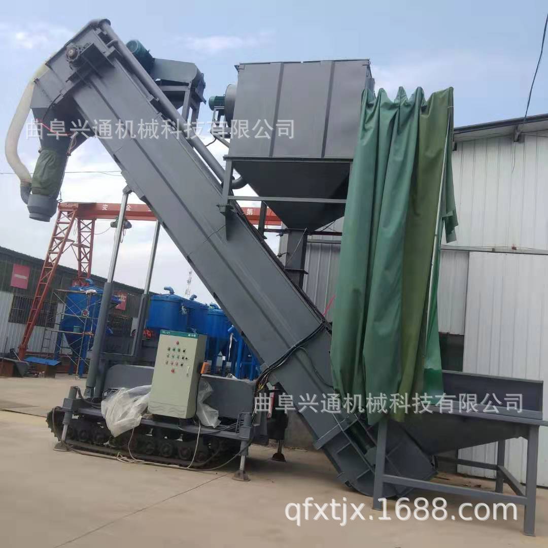 广东码头集装箱卸料输送机 火车运输水泥 粉煤灰无尘中转设备