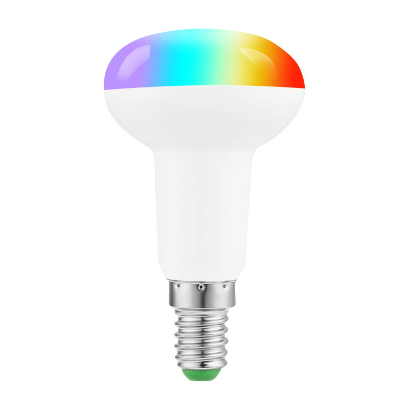 WiFi智能蓝牙灯泡 Alexa语音声控冷暖调光七彩蘑菇灯泡 led球泡灯