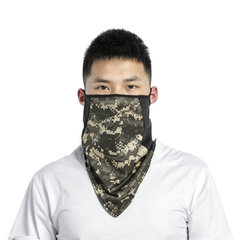 Summer ice silk scarf, cycling mask and neck cover, men's and women's facial scarf, bicycle triangle scarf, outdoor sports