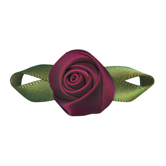 Yao Ming cinta hecha a mano cinta pequeña flor terminada ropa textil accesorios tejidos a mano cinta decorativa Rose