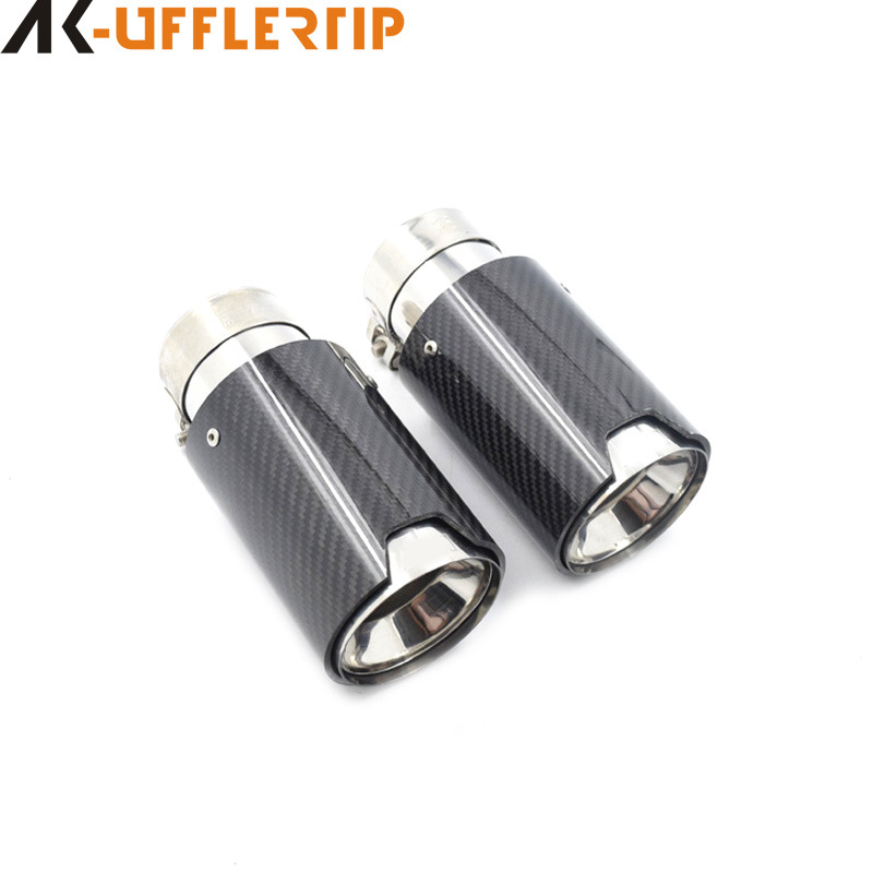 适用宝马碳纤维排气管尾喉1系2系3系5系6系改装装饰MP尾嘴排气|ms