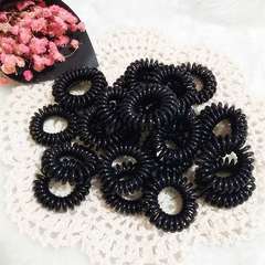 Candy Color Phone Cord Hair Tie Highly Elastic Hair Band Hair Accessories Small Size Telephone Cord Hair Tie Hair Accessories Wholesale