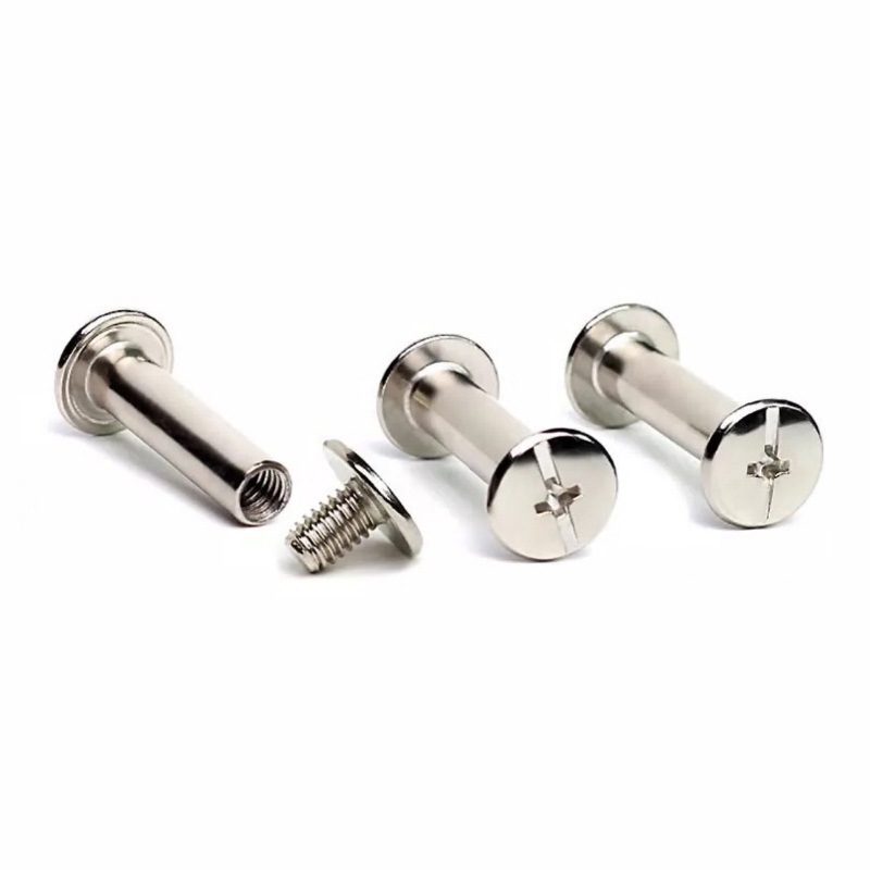 镍子母钉帐本对锁相册铆钉菜谱对锁螺丝D5*M4*长度52~120