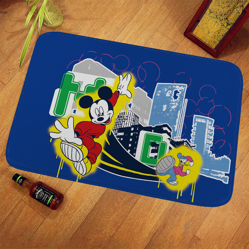 Household anti-slip cute cartoon custom pattern foot mats door mats home anti-slip mats