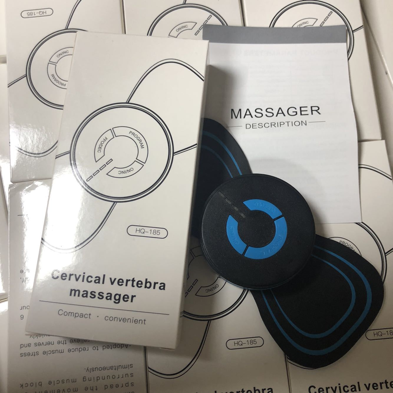 Venta caliente transfronteriza hombro y cuello eléctrico instrumento de fisioterapia vértebra cervical masaje palo masajeador de cuello