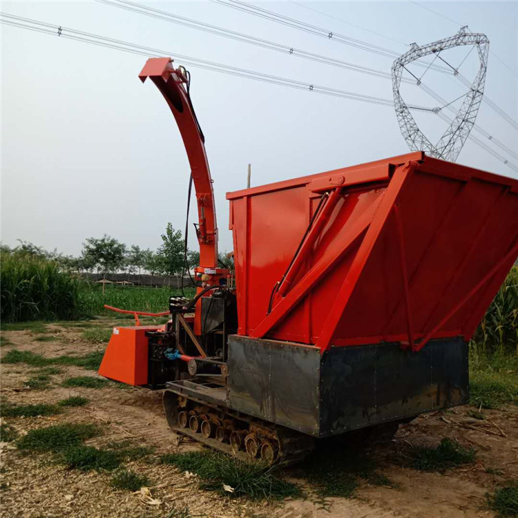 供应小型履带背负式一体割台青储机 全自动青黄储收获机