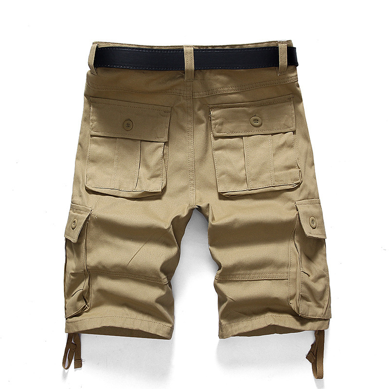 Venta al por mayor transfronteriza nueva moda de verano estilo de verano casual cinco pantalones casuales cortos de algodón multi-bolsa pantalones Casuales