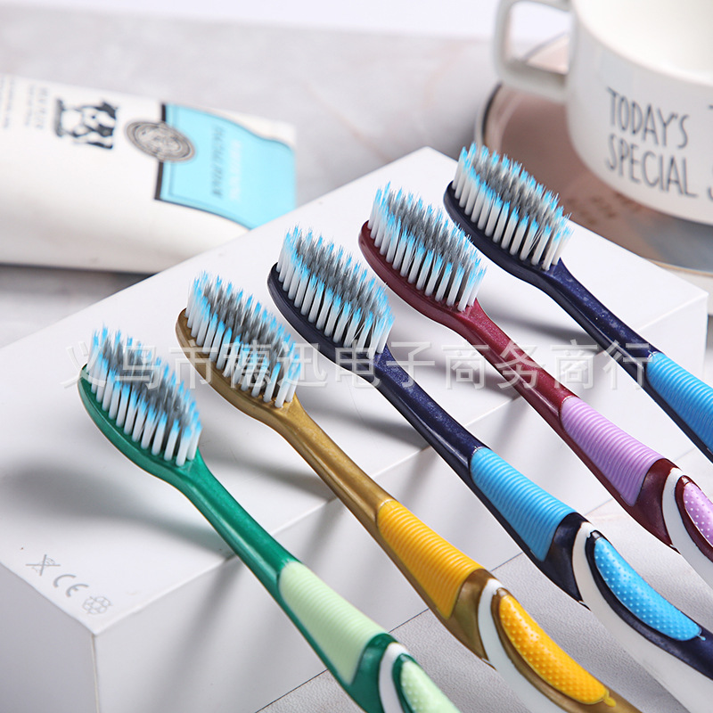 High Quality Toothbrush Wholesale Filament Soft-Bristle Toothbrush Adult Big Head Toothbrush Independent Packaging Toothbrush High Density Brush Filaments