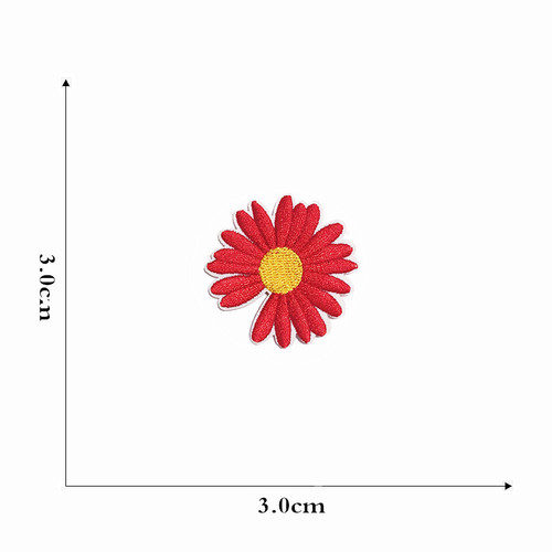Manufacturer computer embroidery cloth patch cartoon daisy cloth patch patch hand ledger diy accessories