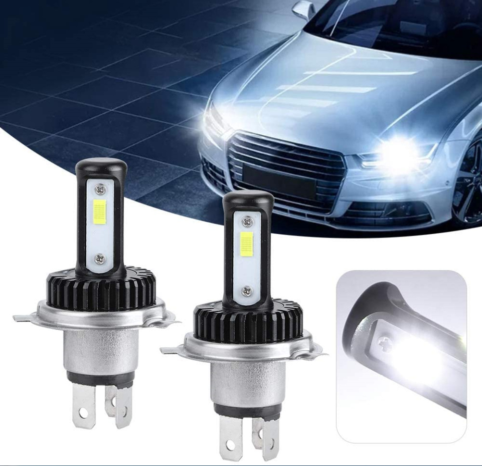 Nuevo faro LED transfronterizo de motocicleta H4 CSP faro LED diseño integrado de faro de automóvil