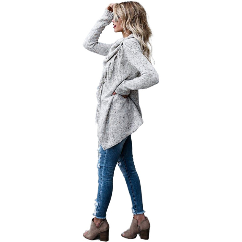 350g Weight Sweater Outerwear Type Long Sleeve Sleeve Length Regular Sleeve Sleeve Type Polyacrylonitrile Fiber, knit Fabric Type Long Top Length Daily Occasion Scarf collar, Pullovers Neckline Loose Fit Type Solid Color Pattern Winter, Autumn Season Women's Gender Hollow Out Design Streetwear Style Wholesale Women's Streetwear Solid Color Long Sleeve Hollow Out Sweaters & Cardigans 10