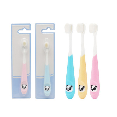 Baby Supplies children Cartoon toothbrush Soft fur 1-4 Infants baby Small head toothbrush