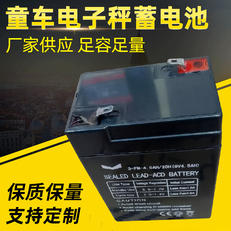免维护铅酸蓄电池 童车电子秤安防蓄电池 商用电瓶可充电