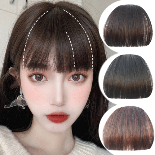 Comic bangs, bangs, air bangs, wig, natural fake bangs, artificial hair, lady's bangs