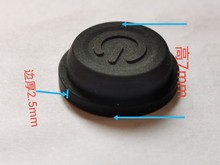 硅胶19X高7mm按键硅胶套防水开关按键橡皮按钮手电筒按钮橡帽配件