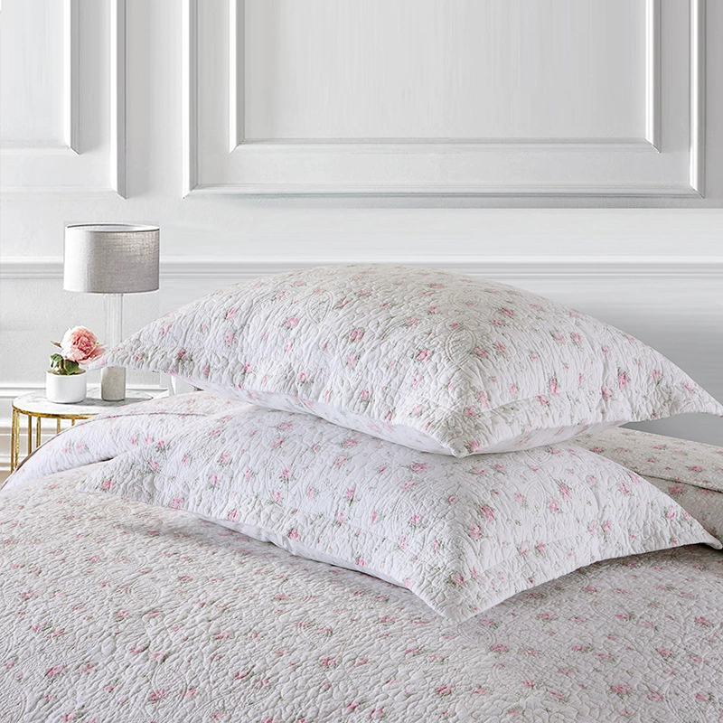 Cotton set, bedspread, floral print, 3 piece set, 4 piece set