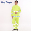 Retroreflective fluorescence raincoat, waterproof jacket, trousers