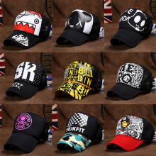 帽子男女棒球帽鸭舌帽韩版潮情侣街头嘻哈帽卡车货车帽夏透气网帽