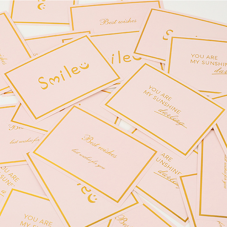 Birthday greeting card South Korea creative gilding simple small card printing English business gift for teachers Thanksgiving greeting card Birthday greeting card South Korea creative gilding simple small card printing English business gift for teachers Thanksgiving greeting card