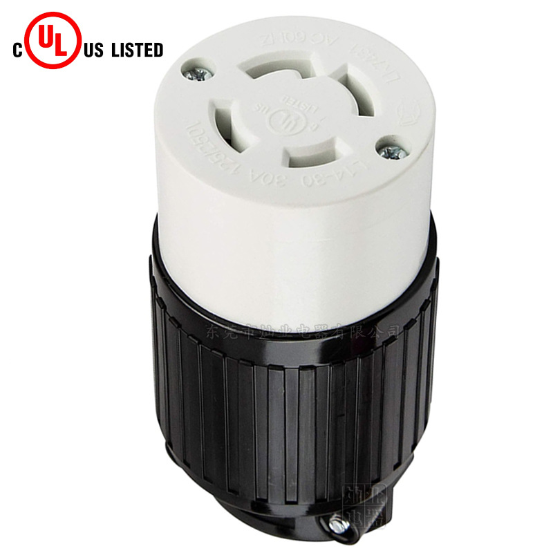 NEMA LK-7431 引挂式母插 L14-30R 中间插座 UL插座 美规插座