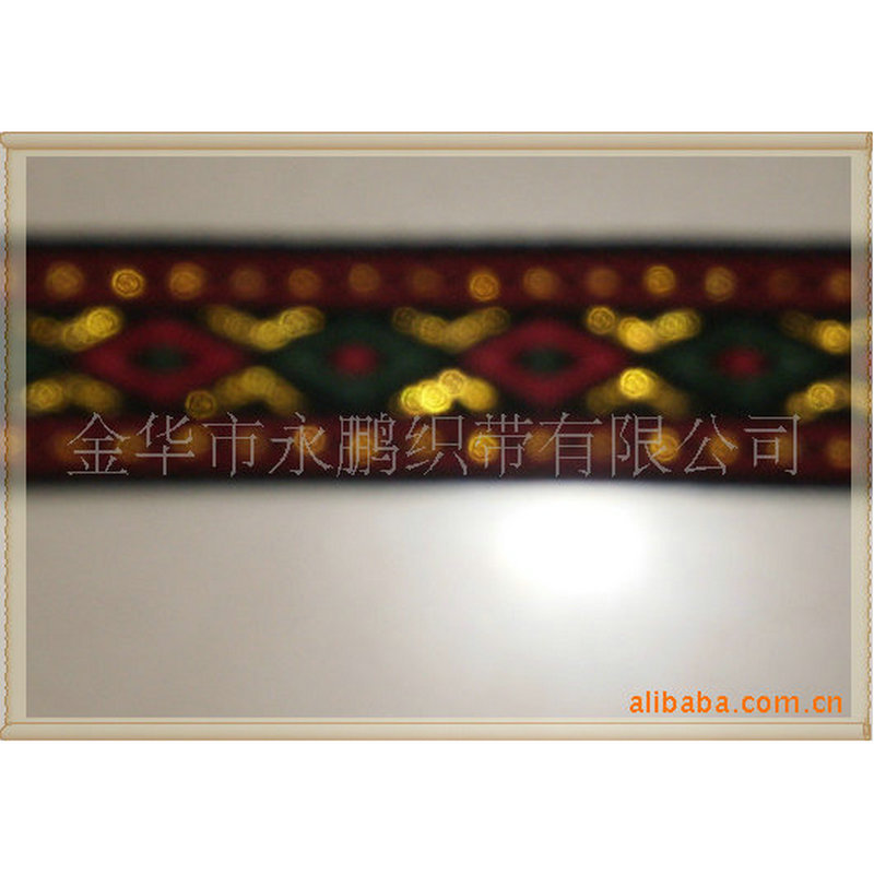 厂家生产供应 多种花边绳织带  斜纹弹力提花松紧带