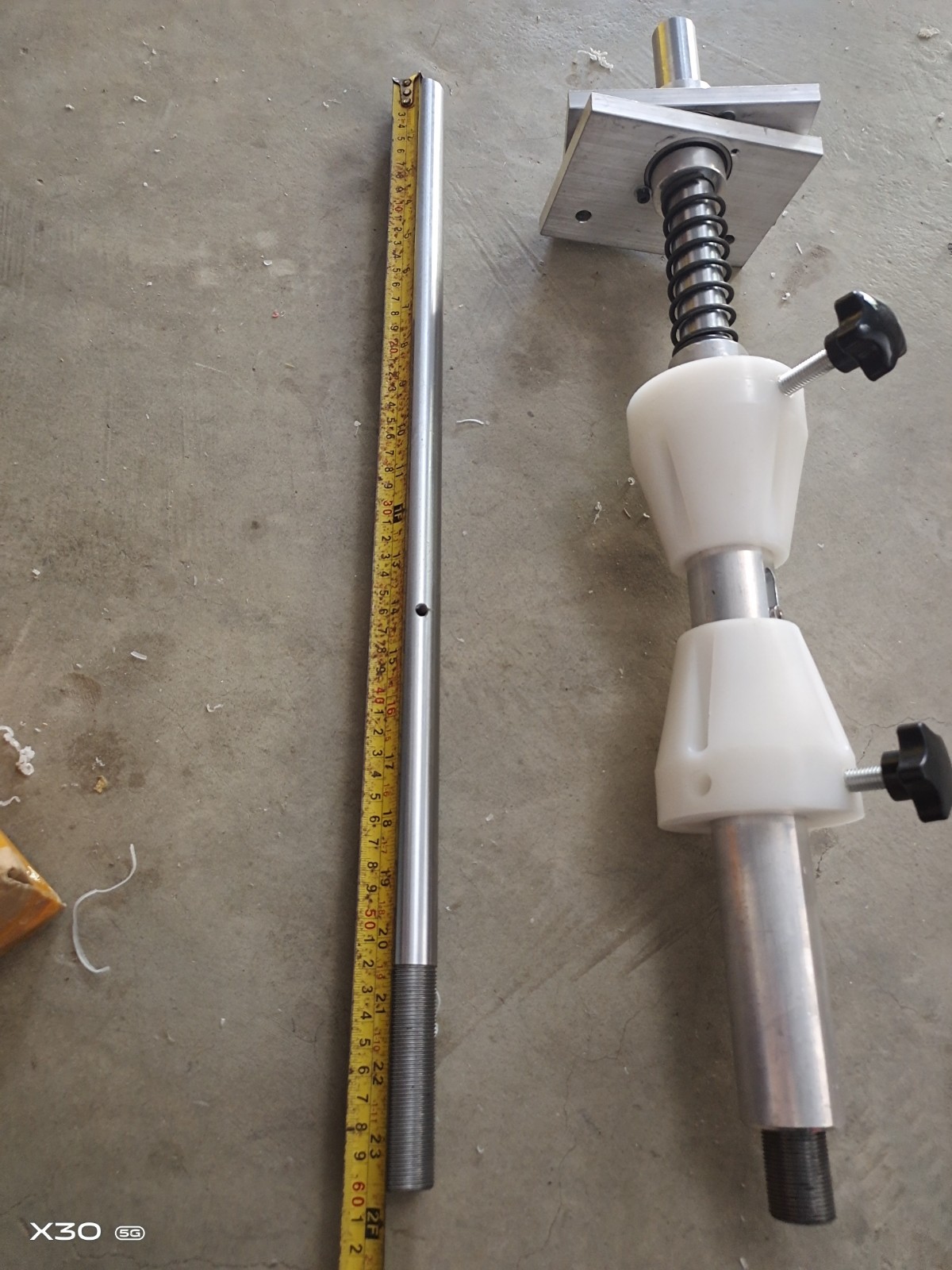 现货口罩机配件过料轴放料架电木放卷轴滚筒组六层料架过线放料轴