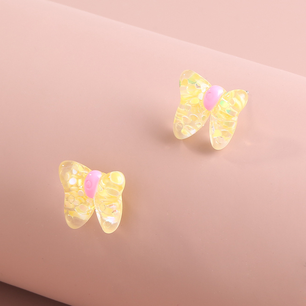 Fashion Simple Bow Strawberry Stud Earrings display picture 1