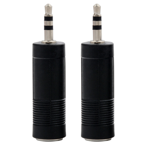 Audio adapter 3.5mm to 6.5mm microphone adapter headset to microphone male to female audio converter plug