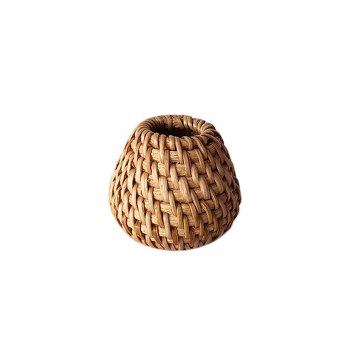 Vietnamese rattan lid rest for teapot, tea set accessory, tea ceremony spare parts, decorative item, Instagram style