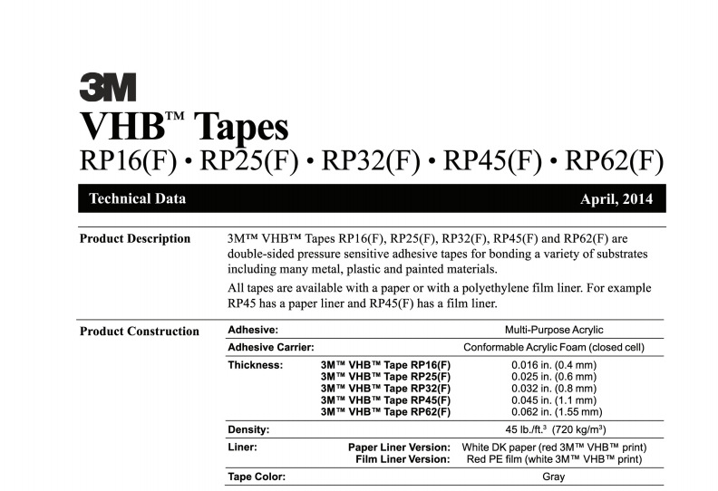 3MRP25双面胶带 3M RP25用起来简便迅速 具有高强度和长期耐用性-阿里巴巴