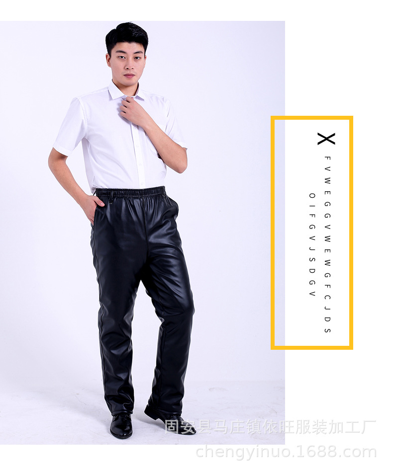 单款皮裤模特展示_02