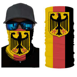 墨西哥美国英国德国骷髅3D魔术头巾 机车骑行头套面罩围脖套面巾
