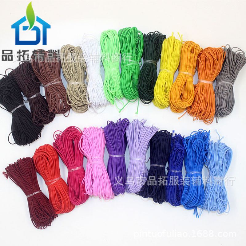 Import elastic strap, woven bracelet, 1.2mm