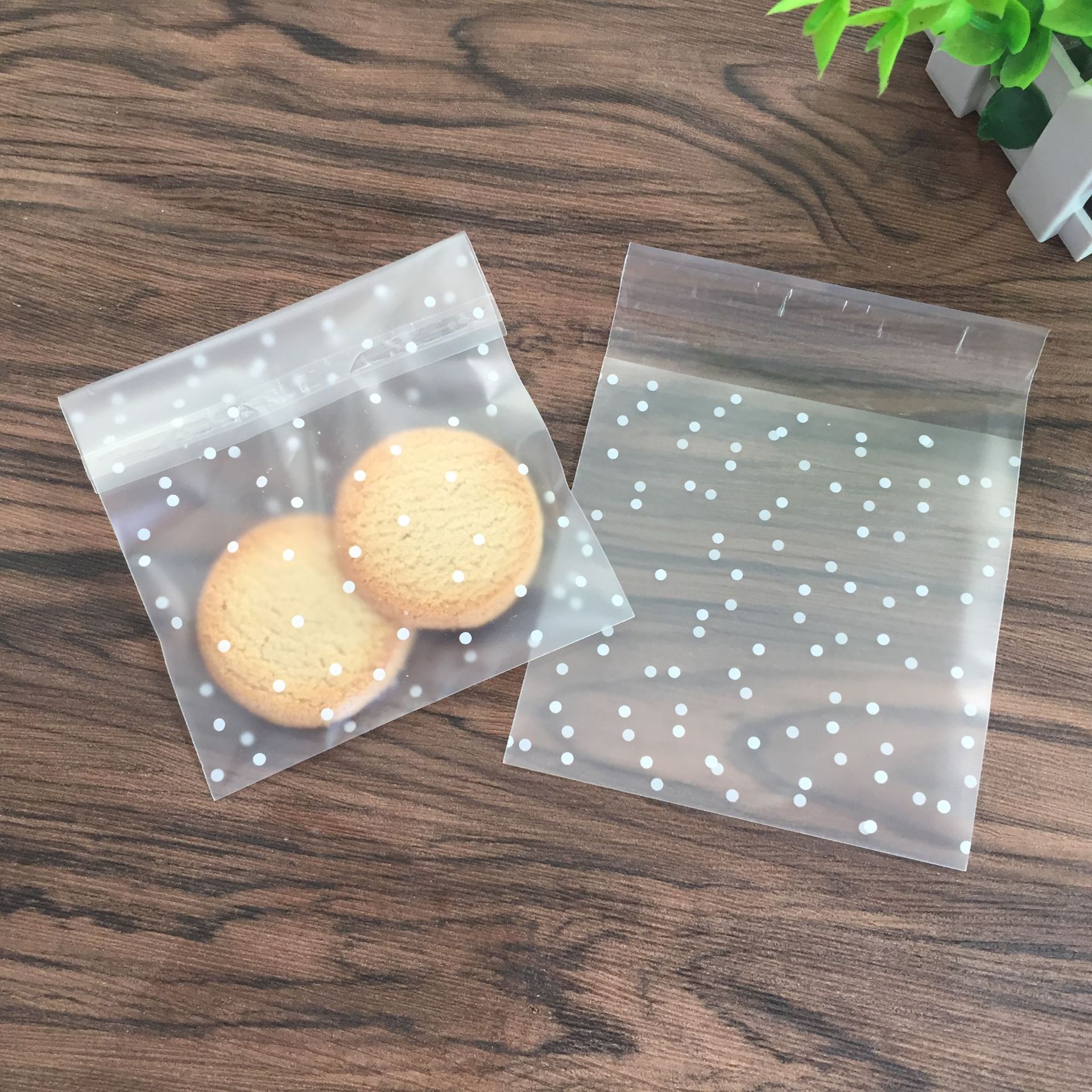 Plastic Material Plant Pattern Cute Plant Plastic Gift Bags