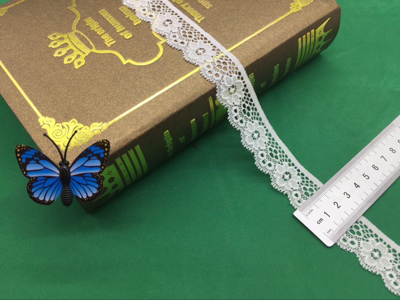 弹力花边长期现货供应l福建蕾丝弹力小花边l2168#宽度2.5CM