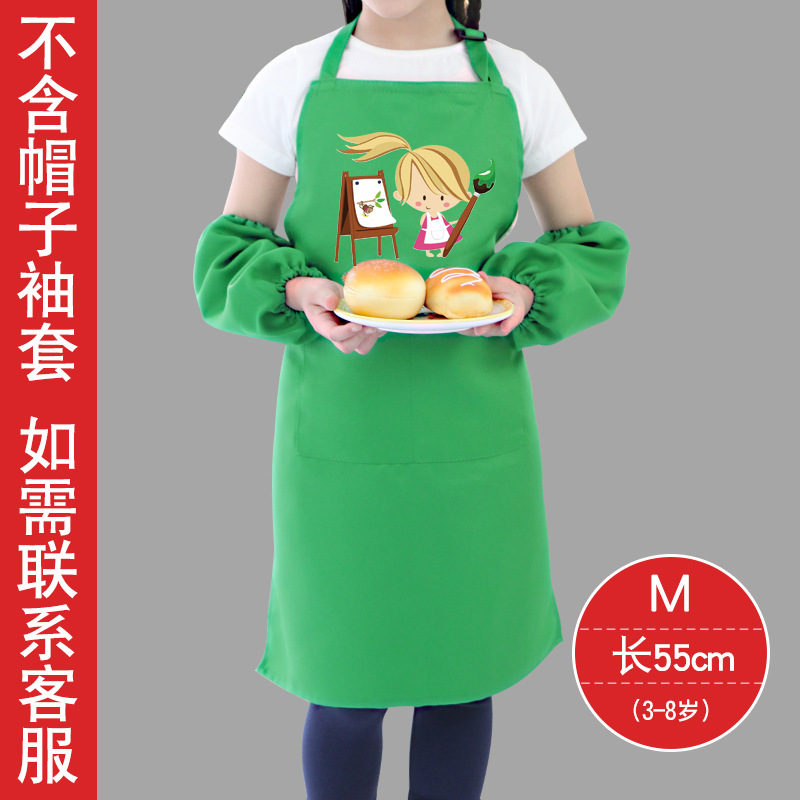 Delantal para niños ropa de pintura de logotipo personalizado niños personalizados anti-incrustante jardín de infantes pintura de arte delantal Impresión de impresión imagen