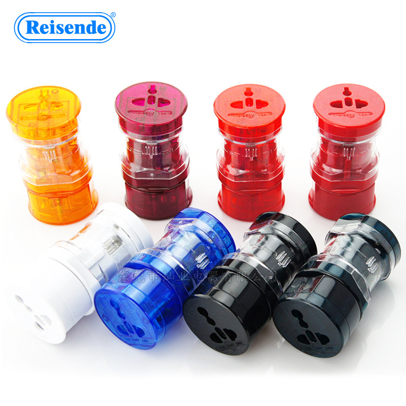 多国通用转换插头 欧标英标旅游转换插头 多功能旅行万能转换插头