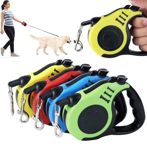 Pet supplies Amazon 3/5M retractable dog leash, small and medium-sized dog pet leash, dog walking leash