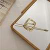 Modern metal universal Chinese hairpin, fashionable hairgrip, hair accessory, simple and elegant design