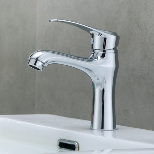 Brass white horse Single hole faucet hot and cold basin wash basin basin toilet faucet factory direct sales